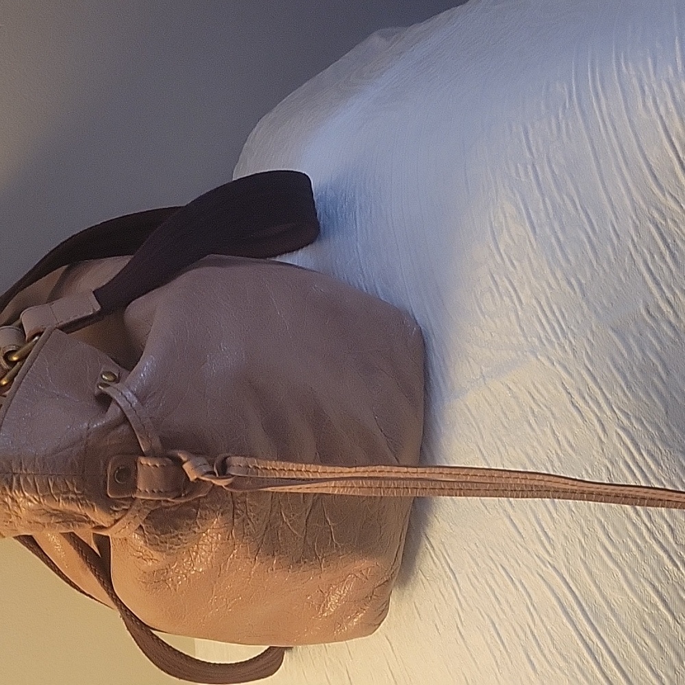 Isabel Marant Tan Leather Shoulder Bag Salmon Pink - Picture 3 of 4
